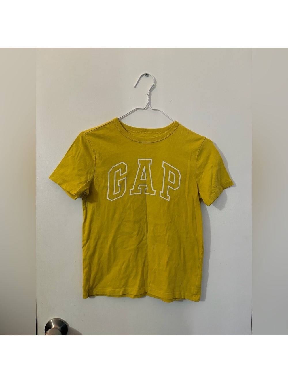 Boys GAP Large Bright Yellow Tee Tote9